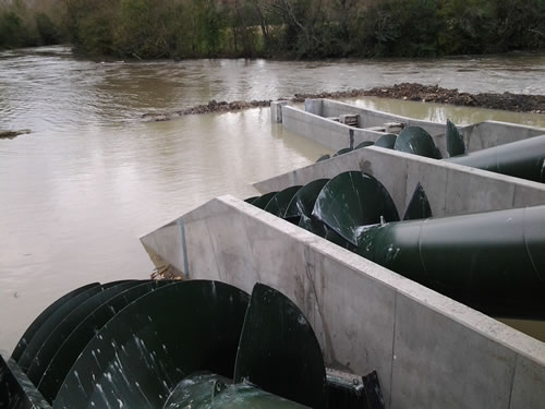 Modernisierung einer Turbine in der Charente (Frankreich)